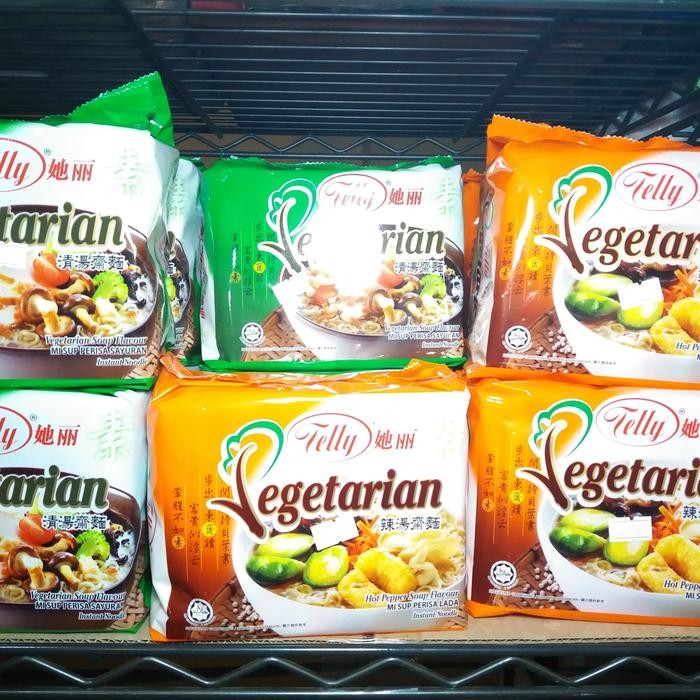 

Ready JT MIE VEGETARIAN TELLY rasa Lada
