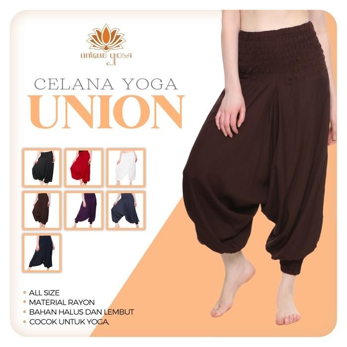 Celana Yoga Harem Union / Union Pant Wanita Celana Panjang