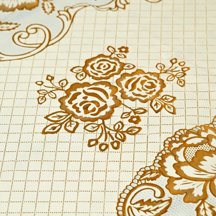 SALE  TAPLAK MEJA MAKAN OVAL UKURAN 150X228CM TAPLAK MEJA TAMU PVC TAHAN AIR ALAS MEJA OVAL BESAR