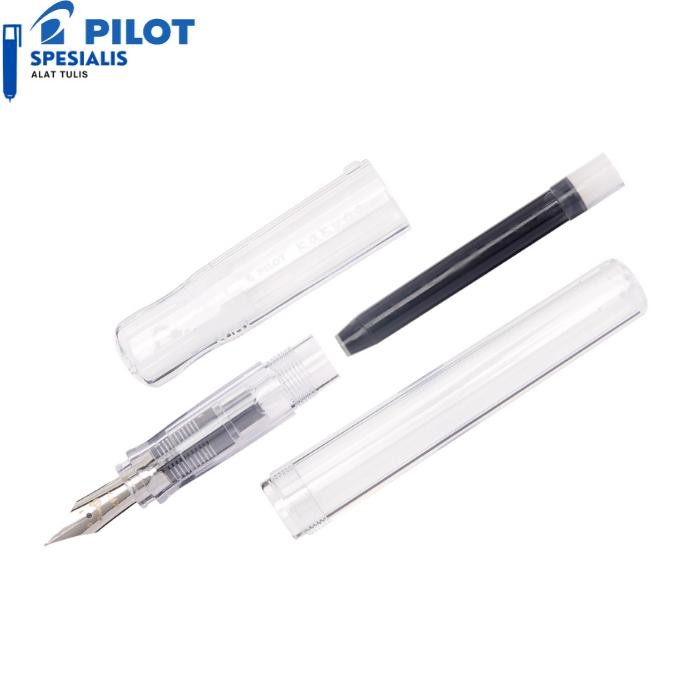 

PILOT KAKUNO BARREL CLEAR FOUNTAIN PEN / PEN TINTA FKA-1SR-NC