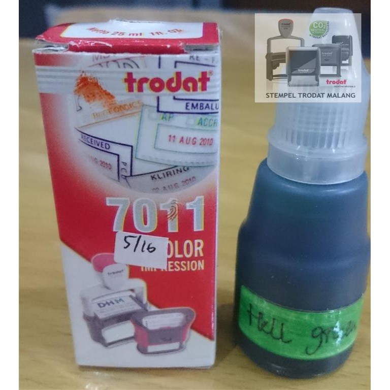 

TINTA TRODAT 7011 HELL GREEN