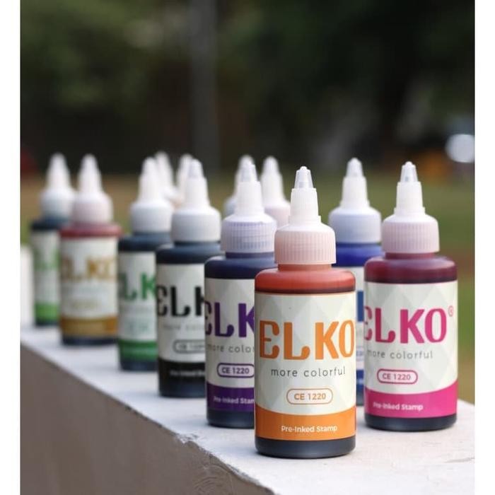 

TINTA STEMPEL FLASH WARNA ORANGE WATERPROOF ELKO 100 ML UNTUK KERTAS