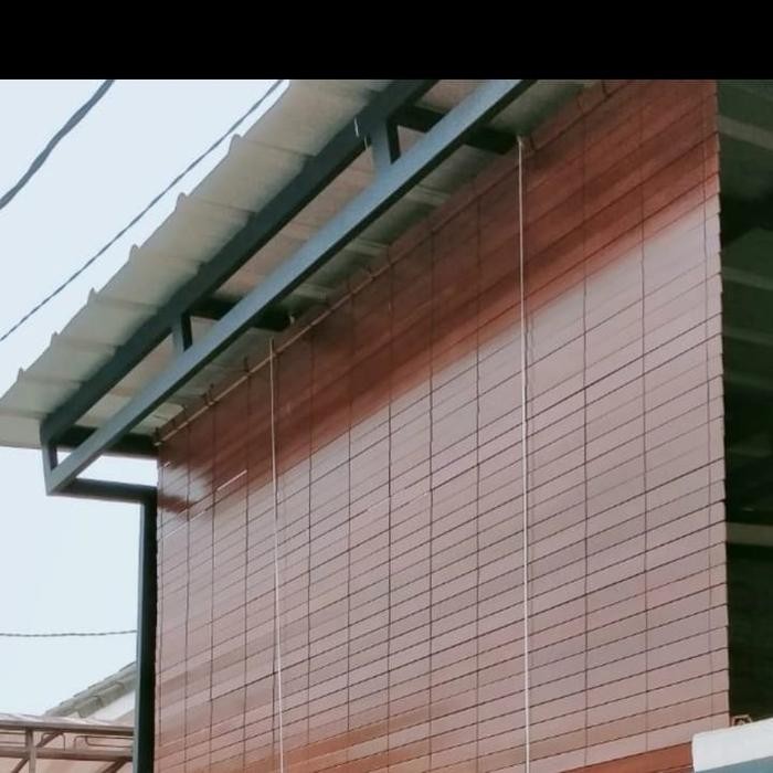 Tirai Krey Kayu Outdoor Anti Hujan Dan Cahaya Gratisongkir