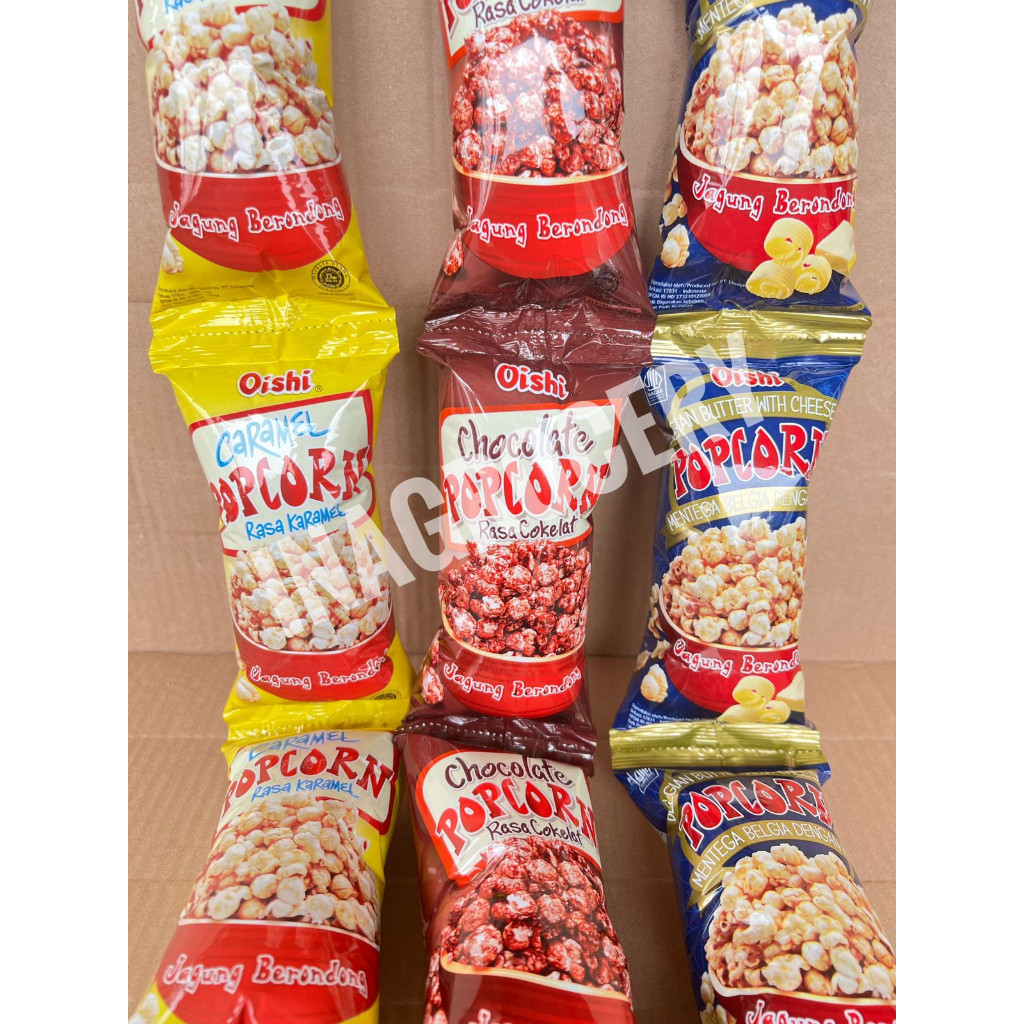 

aina Oishi Popcorn Renceng 10Pcs Rasa Karamel Renyah