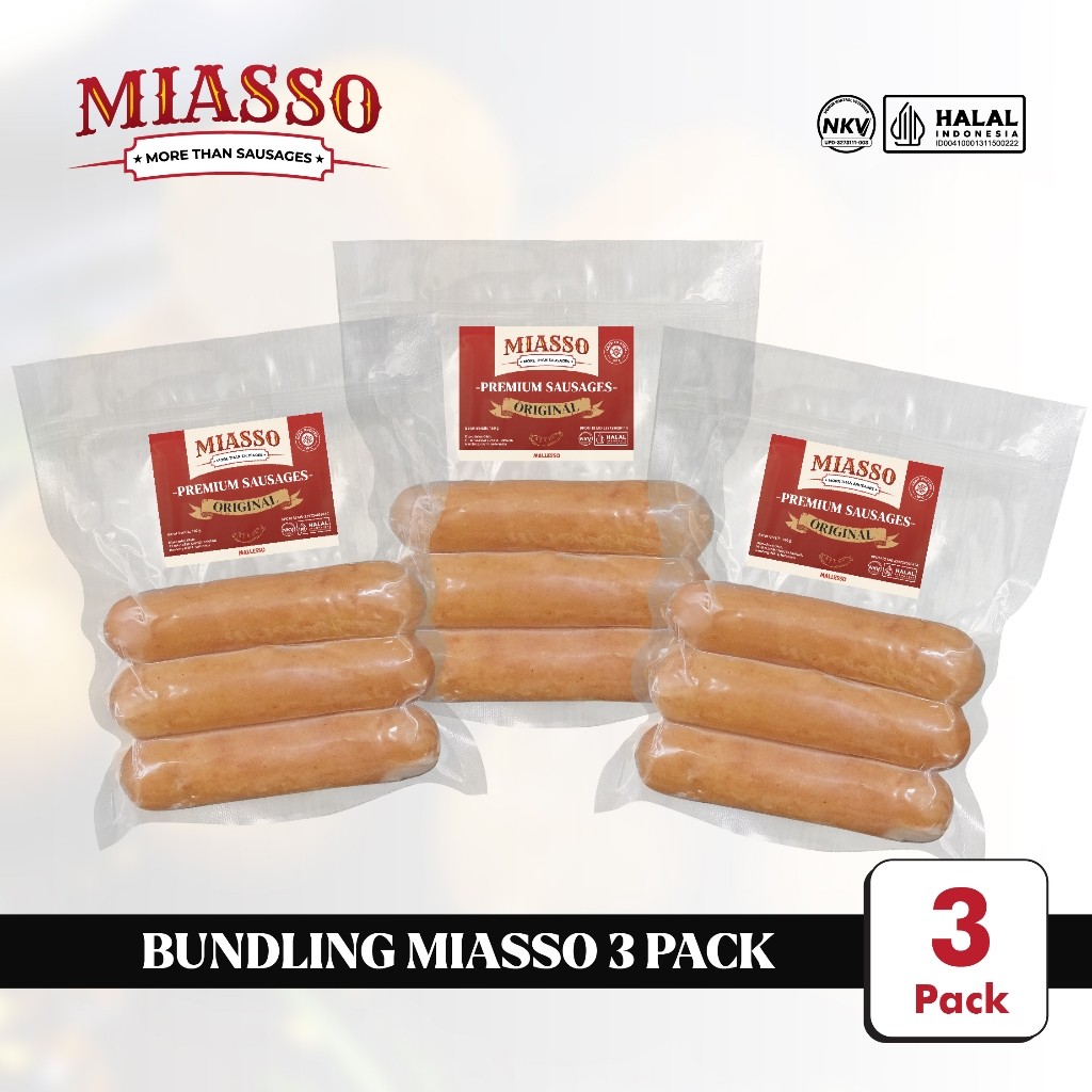 

debo MIASSO BUNDLING PACK - Mix Variant Premium Sausages