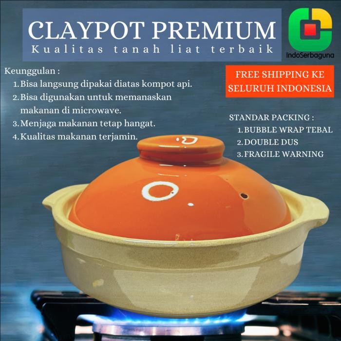 CLAYPOT MASAK / PANCI TANAH LIAT/CLAYPOT SAPO CEPER