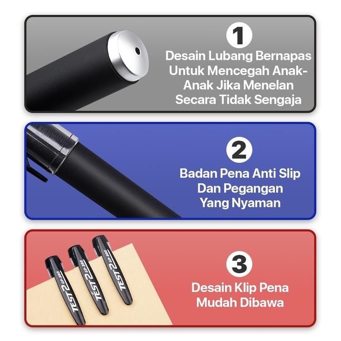 

(Bisa Cod) 100 Pcs Ballpoint Pulpen Bollpoin Perlengkapan Sekolah Perlengkapan Kantor Pensil Pena