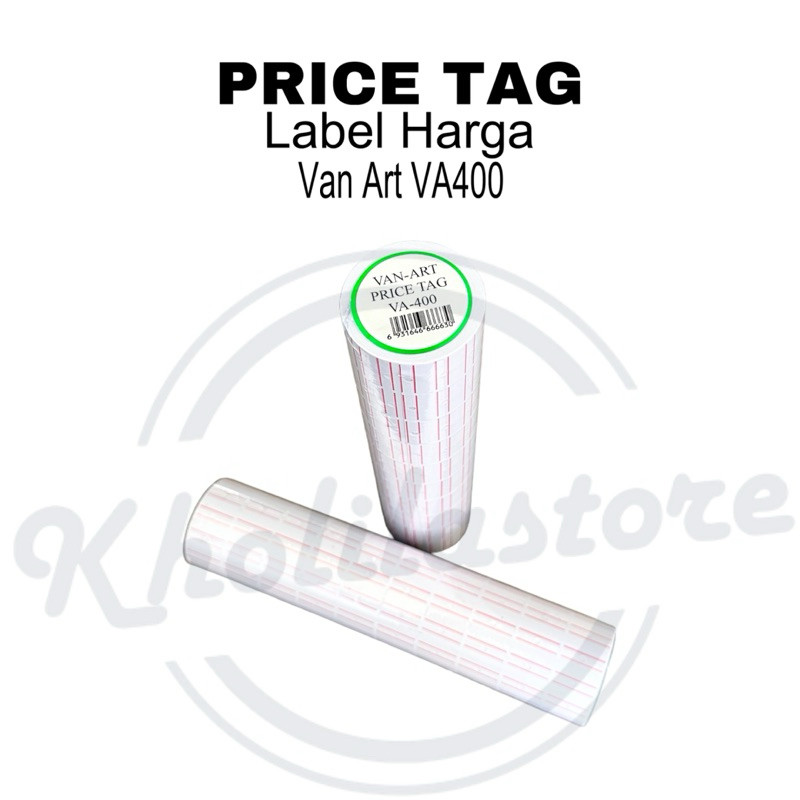 

New Isi / Refill Label Harga Van Art Va400 Isi 10 Rol Original