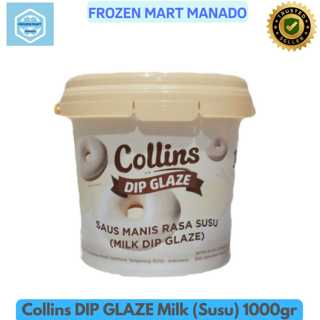 

Collins DIP GLAZE Milk (Susu) 1000gr - Frozen Food Tomohon