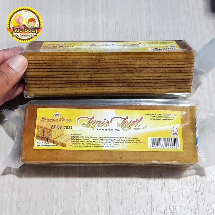 

Kue Lapis Legit 270 Gram / Kue Bolu Lebaran - Duo Bocil Snack New