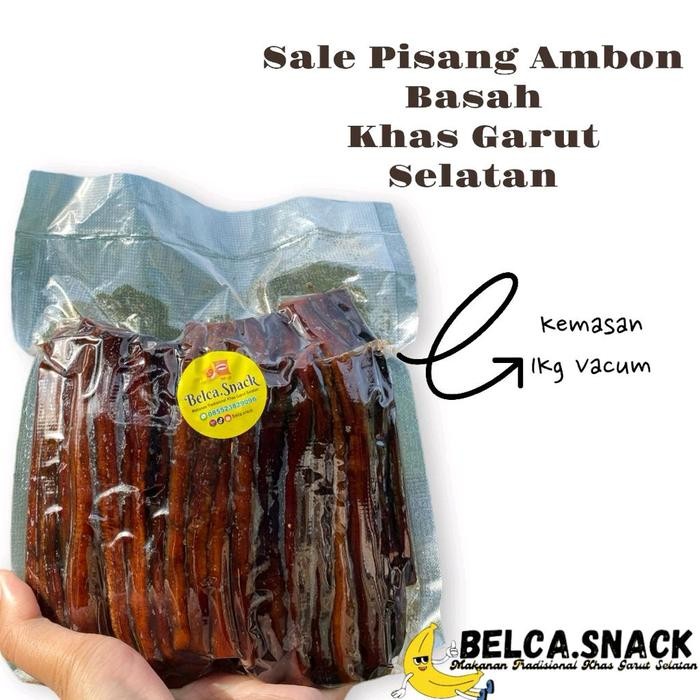 

VACUM 1KG - Sale Pisang Ambon Basah BELCA.SNACK Super Quallity Asli Bungbulang Garut Manis dan Legit