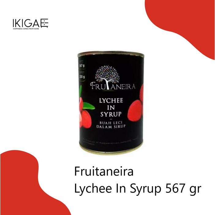 

FRUTANEIRA LYCHEE IN SYRUP / BUAH LECI DALAM SIRUP KEMASAN KALENG New