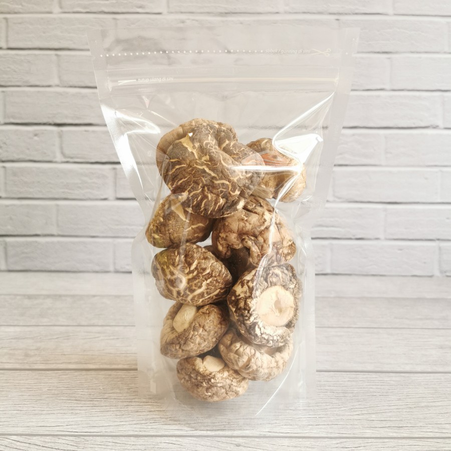 

Terlaris! Jamur Shitake Hioko Kering Pum 100gr Vegetarian Vegan