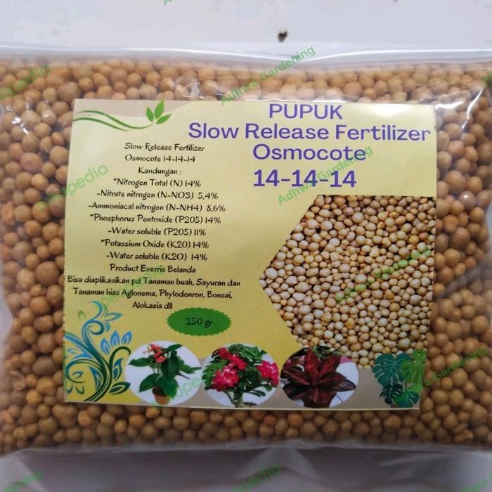Pupuk Osmocote 14-14-14 Pupuk Slow Release Seimbang @250GR