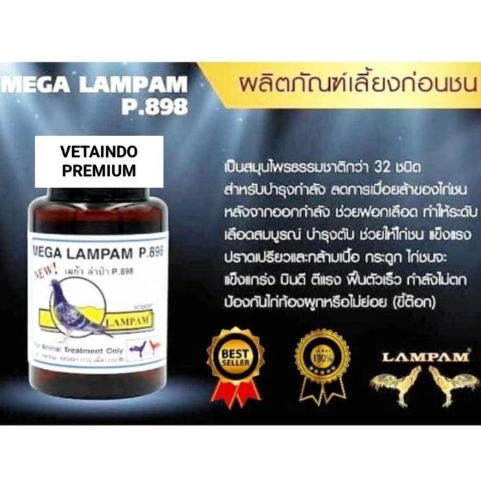 Vitamin Ayam Merpati Mega Lampam P 898 Kekuatan Stamina Lampam 898