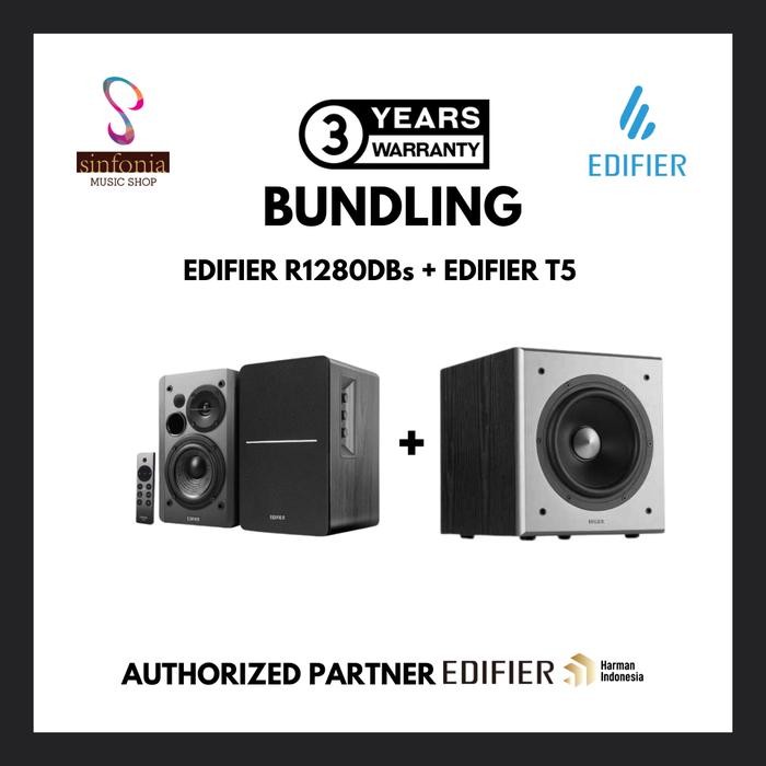 Bundling Edifier R1280Dbs + Edifier T5
