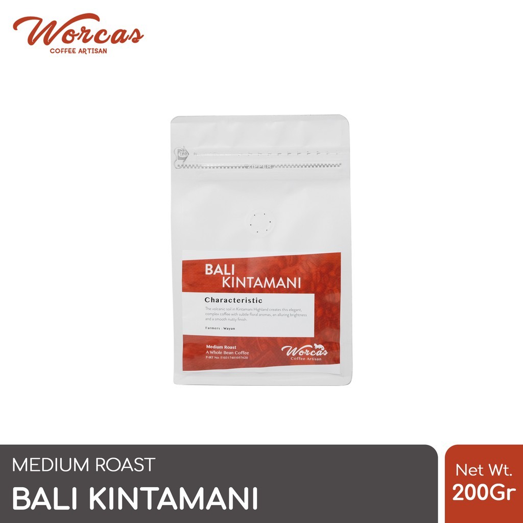 

PROMO WORCAS Kopi Arabika Bali Kintamani 200 Gram - Medium Roast