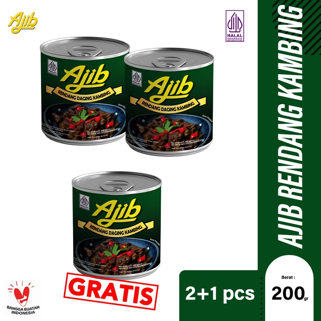 

Lovely Back - FLASH SALE BELI 2 GRATIS 1 Ajib Rendang Daging Kambing 200 gr