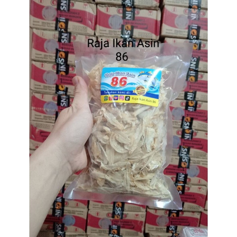 

Terlaris! Ikan Asin Kapasan Belah / Pak / Ikan Asin Kerupuk / Kalapan / Pak Belah