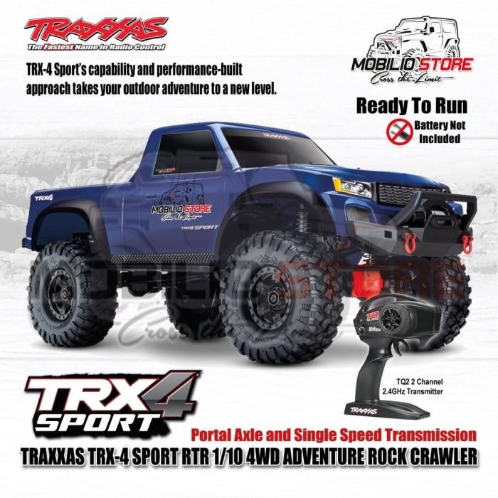 PROMO TRAXXAS TRX4 TRX-4 SPORT RTR 1/10 4WD RC ADVENTURE ROCK CRAWLER TRUCK PACKING AMAN