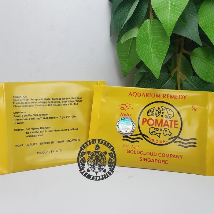 POMATE HETO 5GR OBAT JAMUR IKAN & KURA-KURA