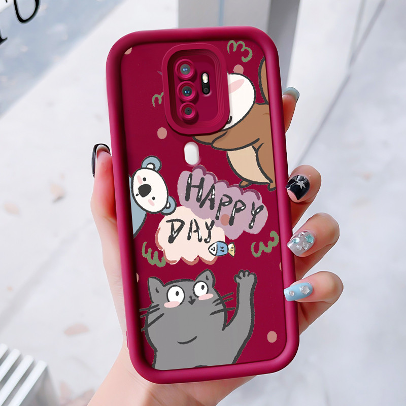 Casing Hp untuk OPPO A5 2020 A9 2020  Case Casing HP Softcase ponsel silikon tahan Kasing Game hewan
