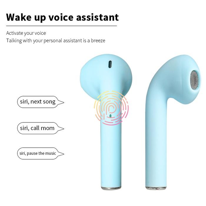 Grotic Headset Bluetooth Inpods 12 Tws Macaron Earphone Wireless