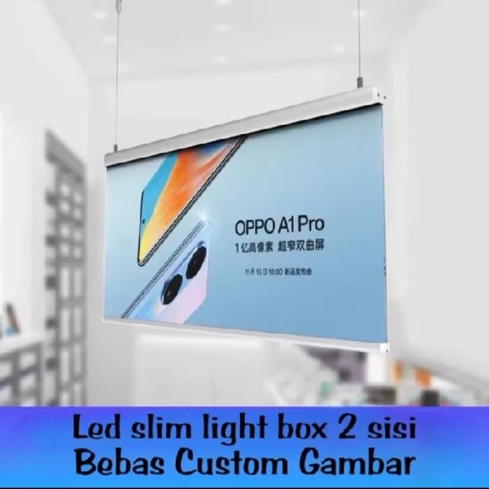 Led slim light box/led display iklan/slim light box poster
