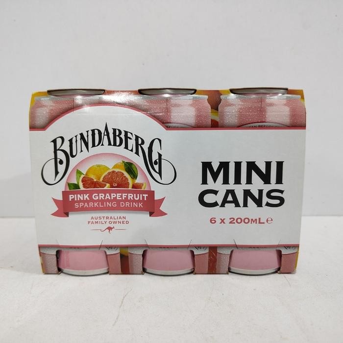 

Tjia Wu - Bundaberg Minuman Kaleng Australia 6X200Ml (1Karton) - Ginger Passionfruit Grapefruit
