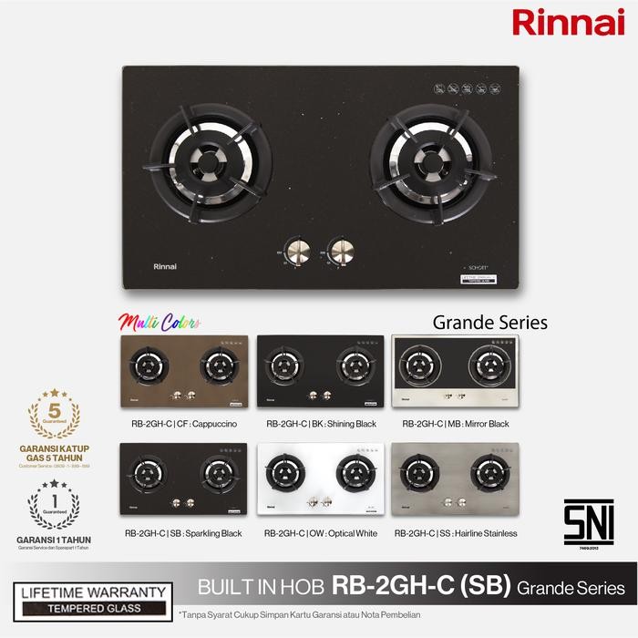 Kompor Tanam Rinnai Rb-2Ghc(Bk