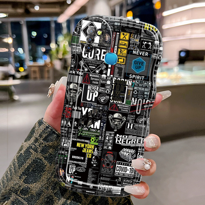 Casing Hp Untuk Infinix Smart 5 Smart 6 Ram 3 Case Casing HP gelombang Kesing Silikon Softcase Kasin