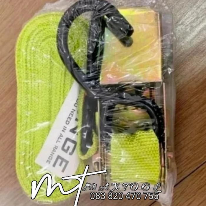 Tali sabuk pengikat barang cargo webbing track belt 25mm5meter.