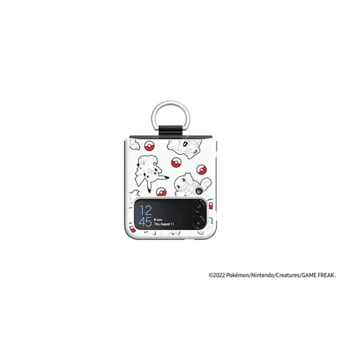 Samsung Z Flip 4 Original Pokemon Case Silicone Ring Cover Casing
