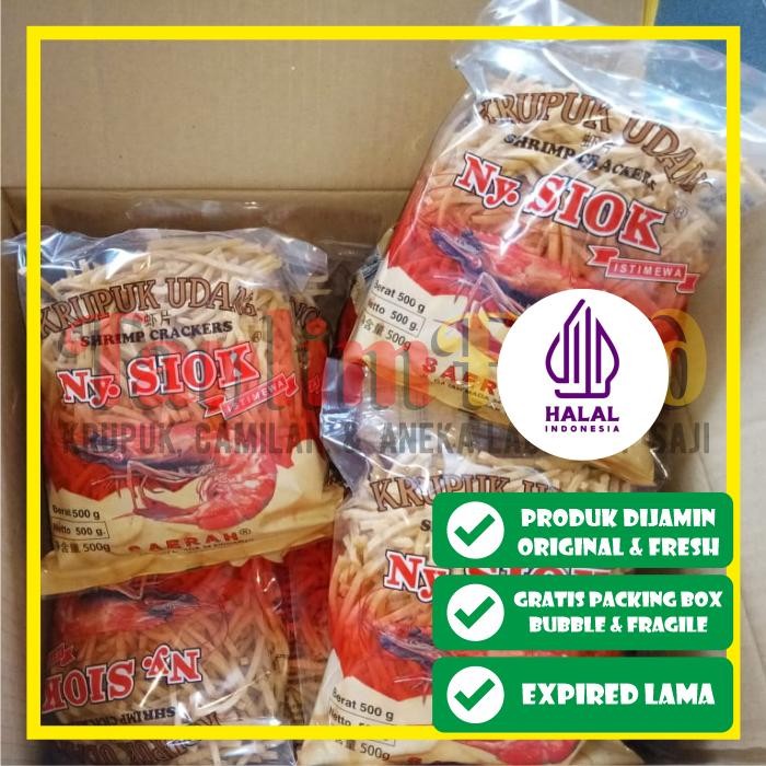 

Ny. Siok - Krupuk Kerupuk Udang Stik / Stick Shrimp Crackers 500gr