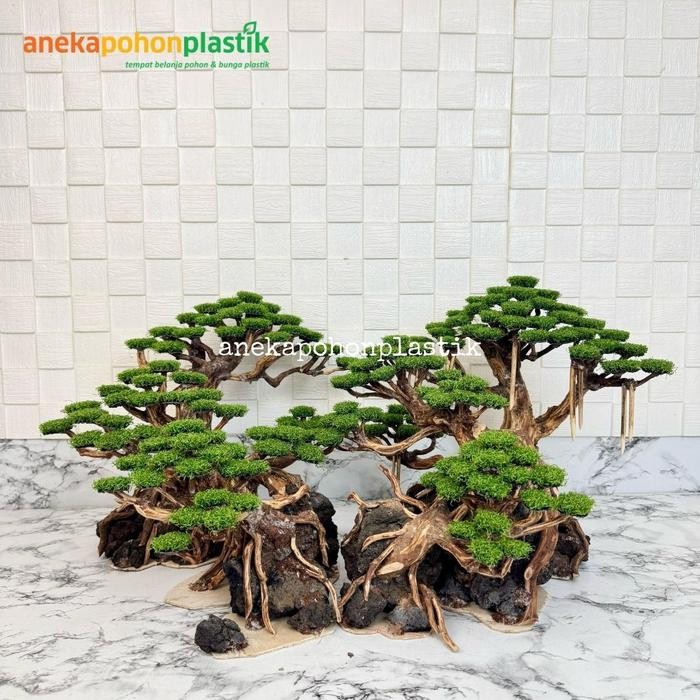 Pohon Artificial Tanaman Imitasi Bonsai Aqua Scape Variasi Latex Hiasan Aquarium Ikan Aesthetic