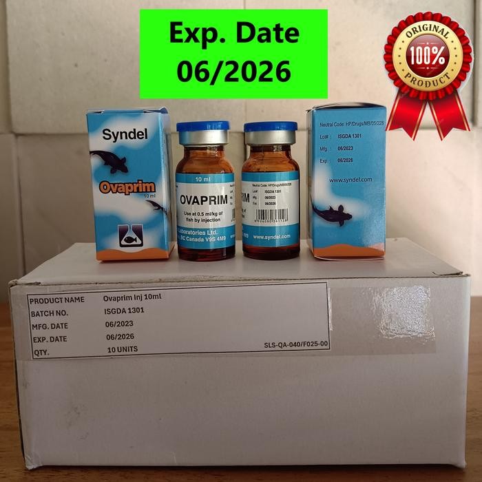 OVAPRIM SYNDEL 10 ML (BOGOR) UNTUK IKAN