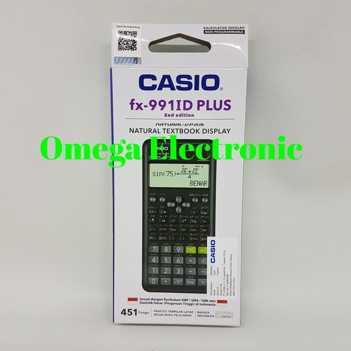 

Casio Kalkulator Fx-991Id Plus Scientific Calculator Casio