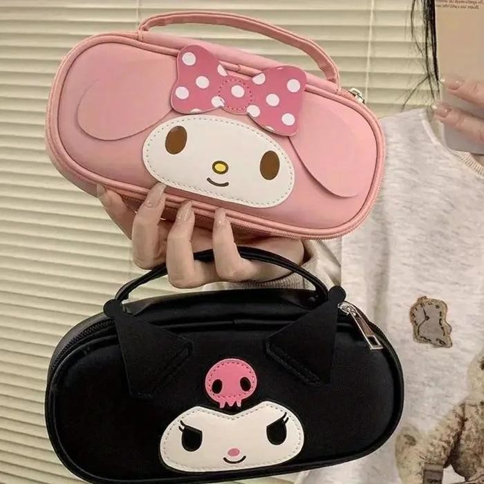 

PENCIL CASE MOTIF SANRIO / TEMPAT PENSIL SANRIO 3D PU LEATHER