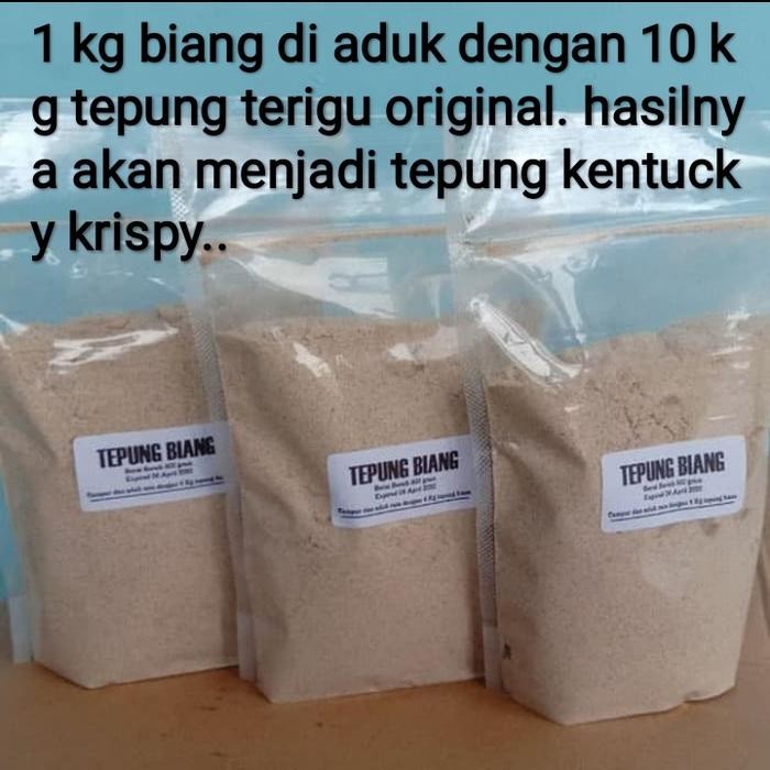 

SALE !!! BIANG INTI / BIANG TEPUNG KENTUCKY 1 KG ( UNTUK ADONAN FRIED CHICKEN ) READYY