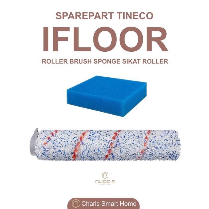 Sparepart Tineco ifloor Roller brush sponge sikat roller ifloor