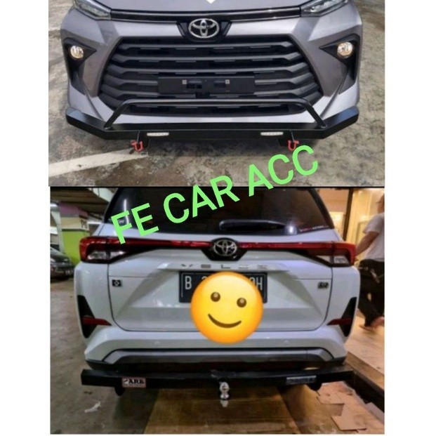PREMIUM BEMPER BESI TOWING DEPAN BELAKANG AVANZA XENIA VELOZ 2022 UP MODEL ARB