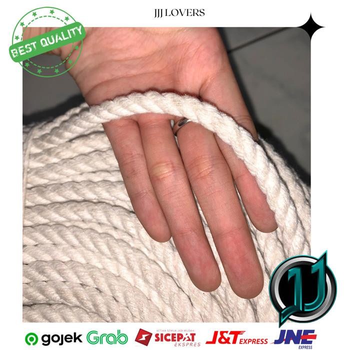 PREMIUM Tali Tambang Besar Tambang Katun Besar Tambang Putih Kuralon 8mm 10mm