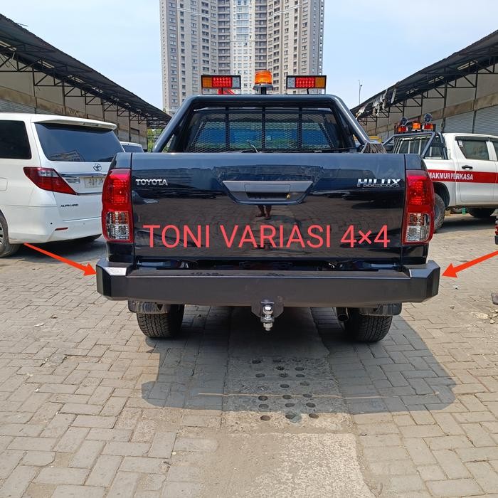 PREMIUM Rear Bumper Bemper Belakang Spek Tambang Double Cabin Hilux