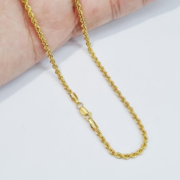 PREMIUM 2.05 gr - Kalung Emas Korea / Tambang 42 cm Kadar 375 8K - B10