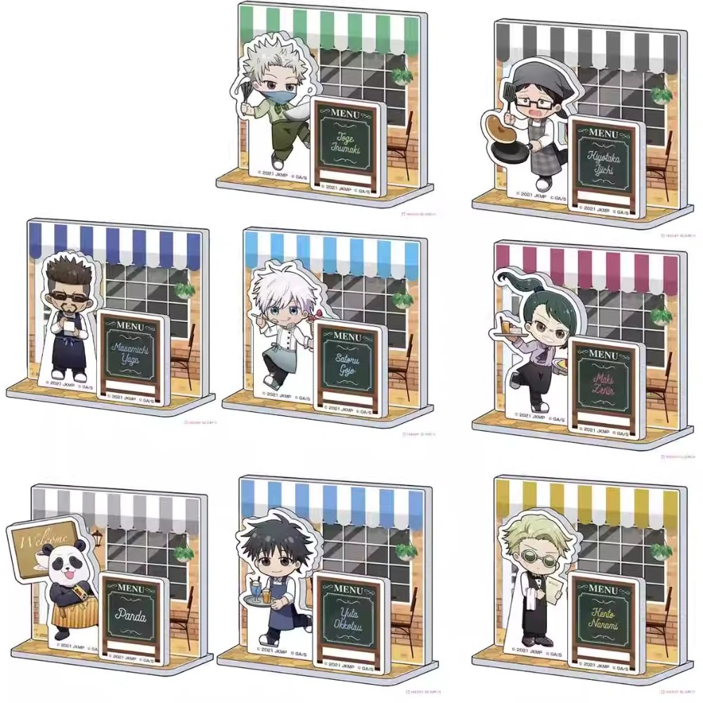 Jujutsu Kaisen Anime Peripherals Satoru Gojo Nanami Kento Mini Stand Acrylic Ornaments Model