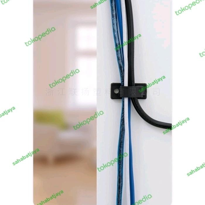 SALE KLIP PENJEPIT PENGIKAT KABEL KLEM KABEL TEMPEL TEMBOK CLIP CABLE CLAMP