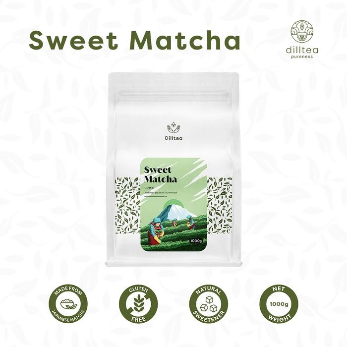 

DILLTEA - Sweet Matcha Powder 1 Kilogram. Powder Matcha Untuk Cafe