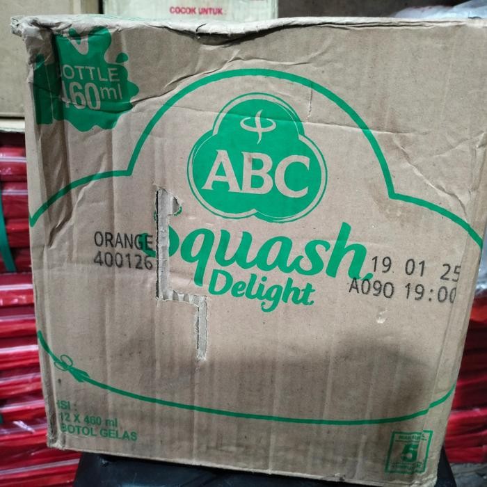 

sirup ABC squash delight 460 ml / Syrup ABC 1 dus isi 12 botol