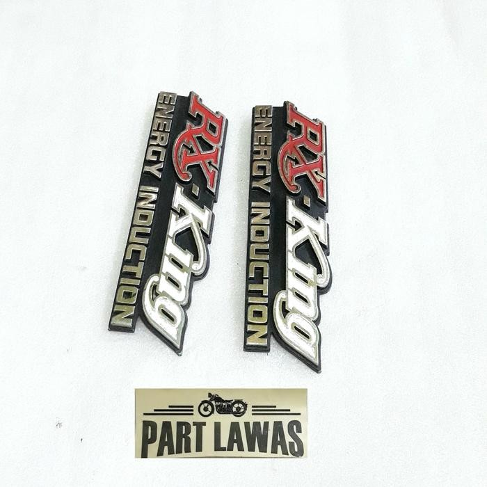 emblem bok aki rx king kobra master merah original ori cover tutup 29N