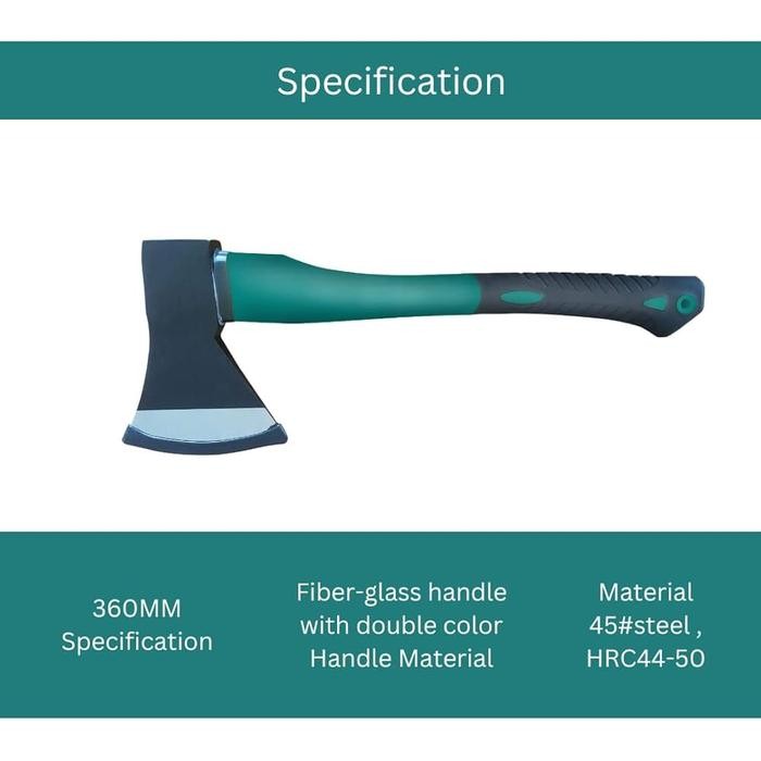 Power Action Kapak Alat Pemotong Kayu / Hand Axe Wood Cutting Super Tajam Berkualitas